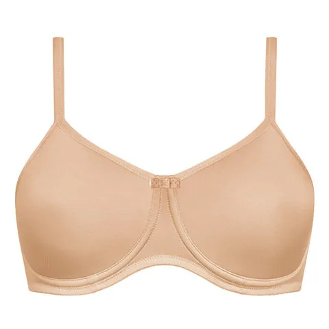 Amoena Lara Cotton Mastectomy Bra Nude