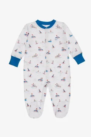 Babycottons By the Sea Baby Footie