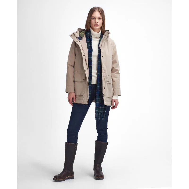 Barbour Winter Beadnell Waterproof Ladies Jacket - Sand Dune/Classic