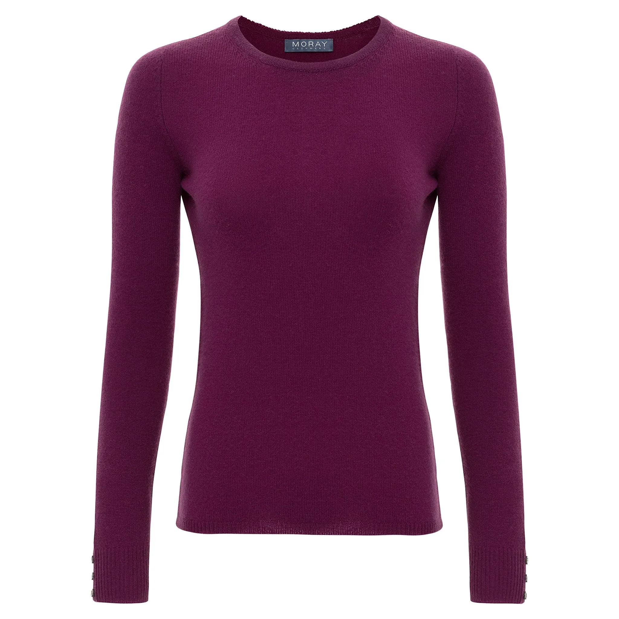 Broughton Cashmere Crew Neck - Beetroot