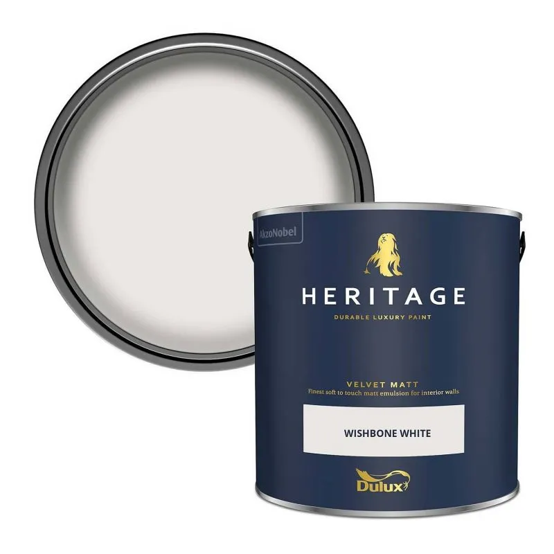 Dulux Heritage Matt Emulsion - Wishbone White