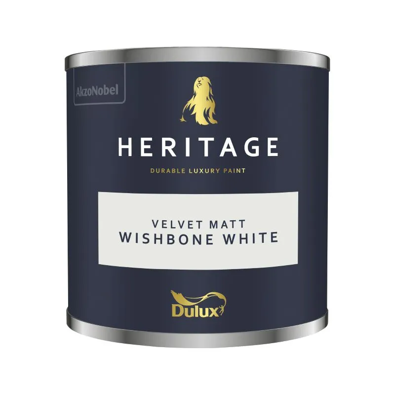 Dulux Heritage Matt Emulsion - Wishbone White