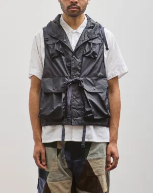 Engineered Garments Micro Ripstop Field Vest, Navy