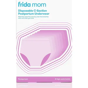 FridaMom High-Waist Disposable Postpartum Underwear 8 Pack | Regular