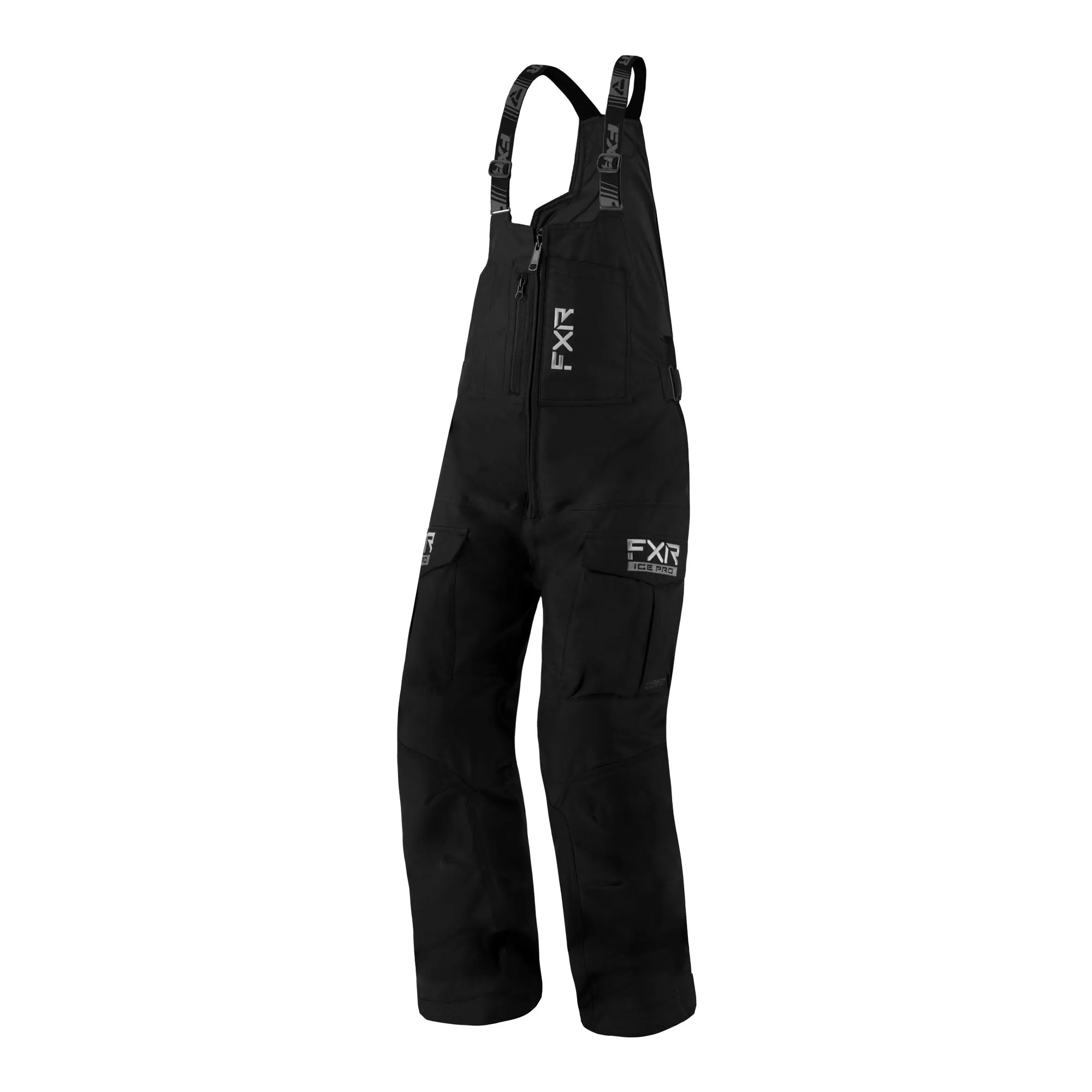 FXR  Child Excursion Ice Pro Snowmobile BibsThermal Flex Black Ops Snow Pants