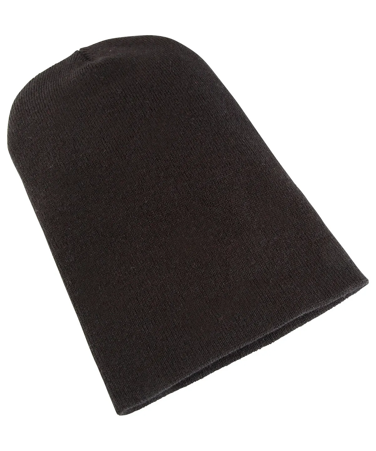 Heavyweight long beanie (1501KC) | Black