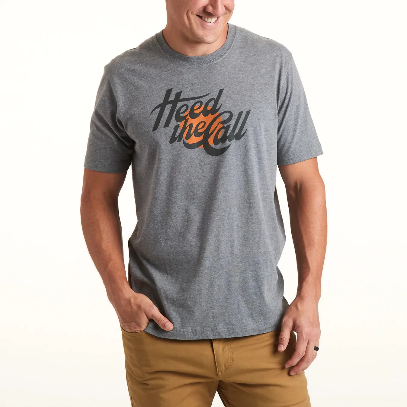 Heed The Call Flourish Shirt - Grey Heather