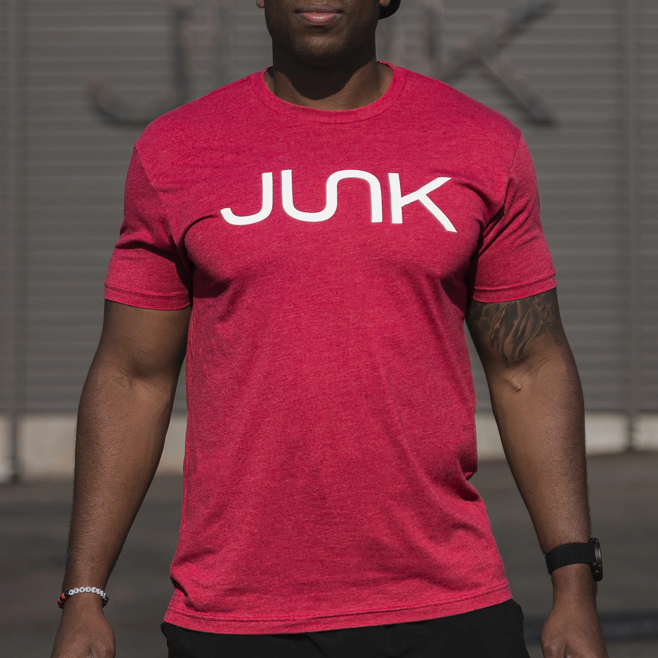 JUNK Tri-Blend Red Tee