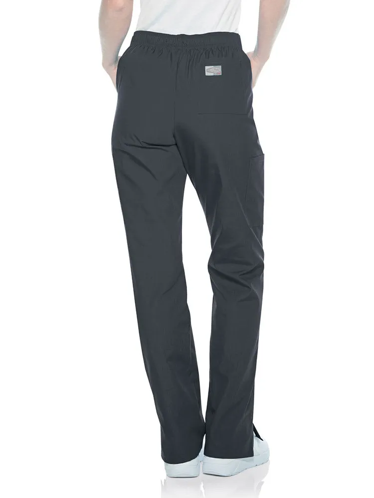 Landau ScrubZone Women's Straight Leg Cargo Pants | Graphite