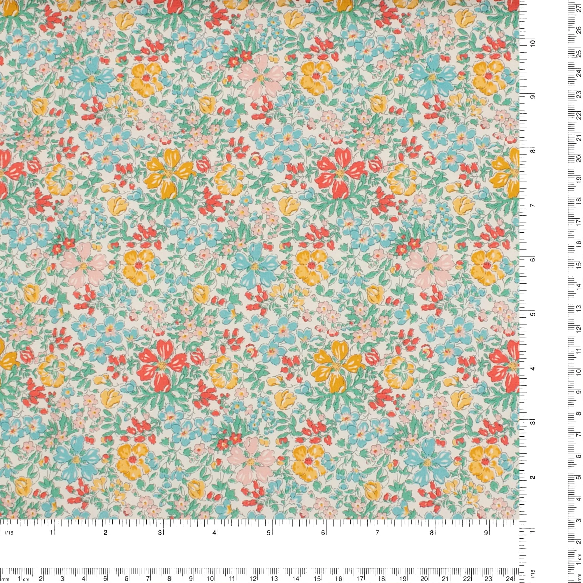 LIBERTY of PARIS Printed Cotton - Back Yard - Multi