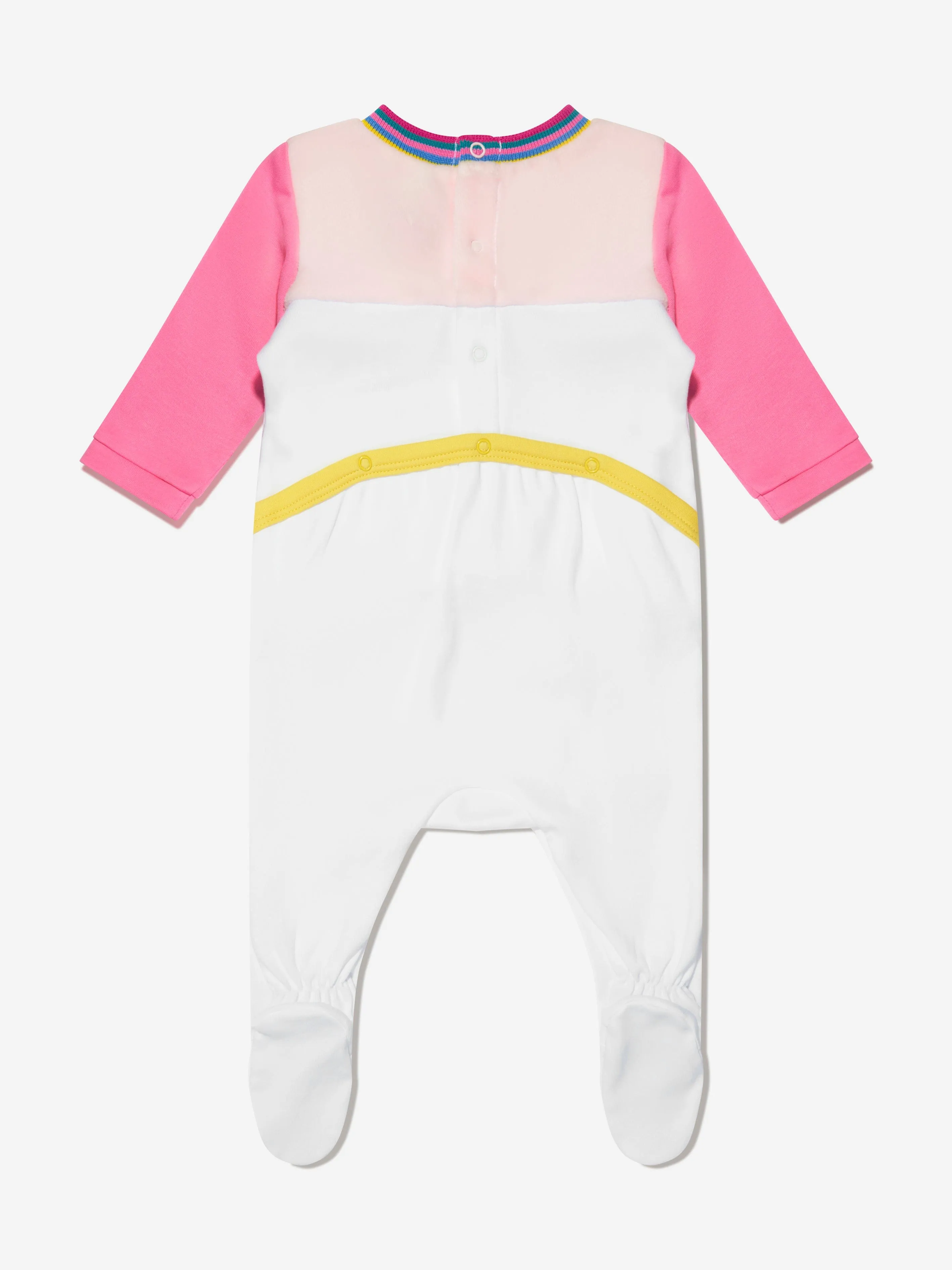 MARC JACOBS Baby Girls Embroidered Logo Babygrow in Pink