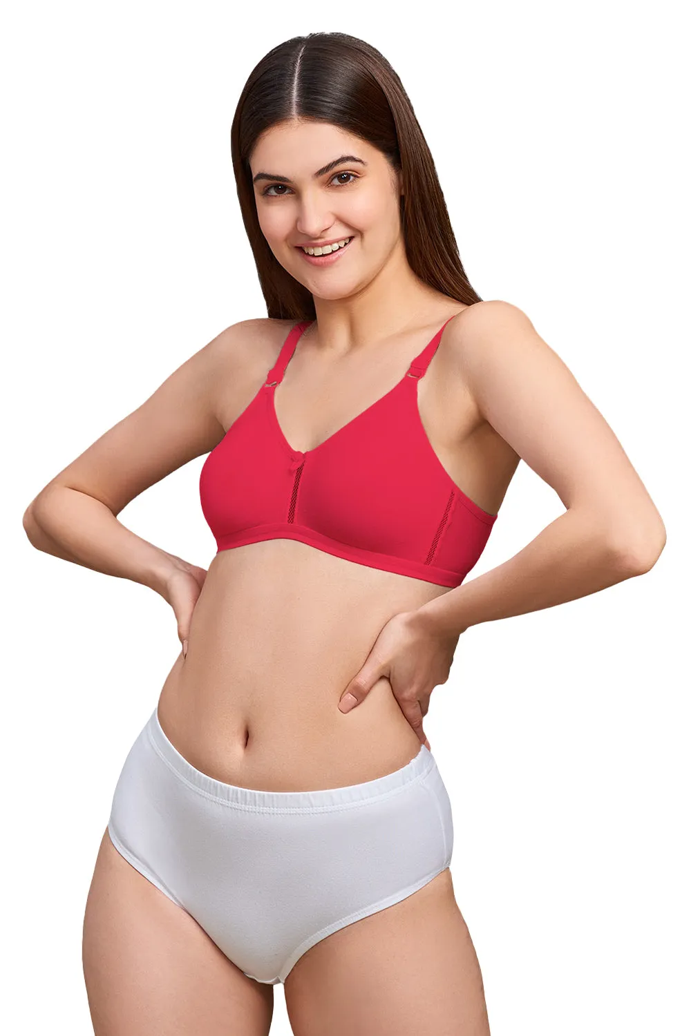 Naidu Hall Knitwear Bra Combo Pack – Soft, Comfortable, and Stylish Support for Everyday Wear (Beauti C44)