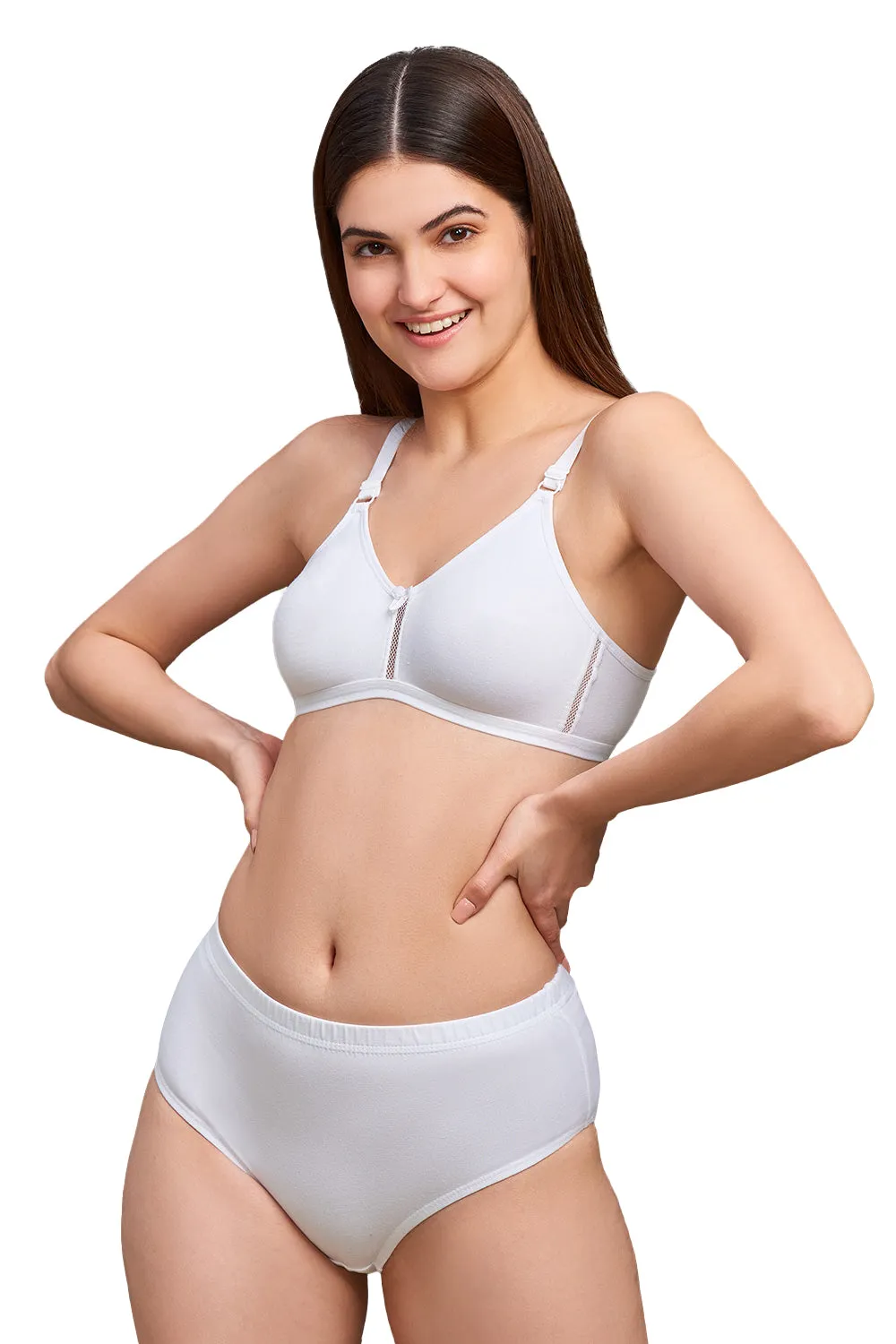 Naidu Hall Knitwear Bra Combo Pack – Soft, Comfortable, and Stylish Support for Everyday Wear (Beauti C44)