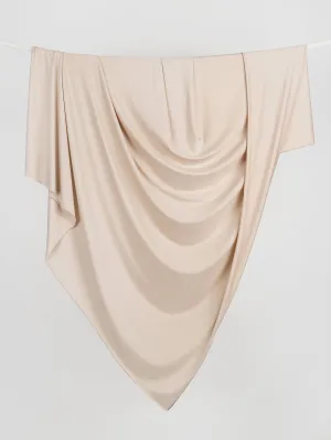 Organic Cotton   Tencel Stretch Knit Jersey - Taupe - Swatch