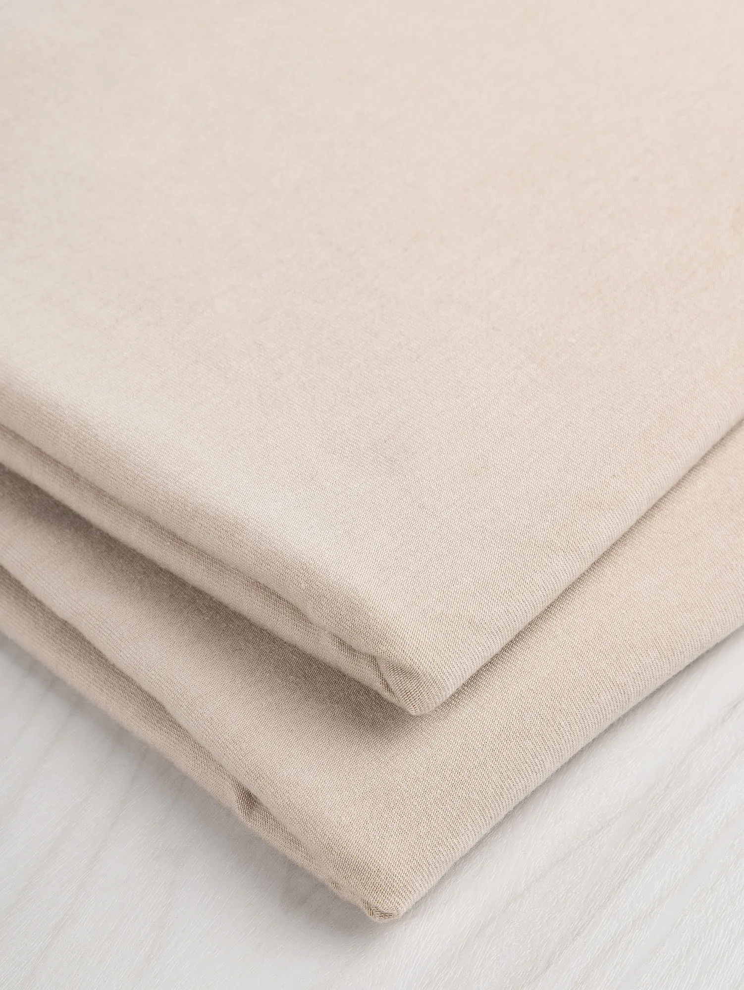 Organic Cotton   Tencel Stretch Knit Jersey - Taupe - Swatch