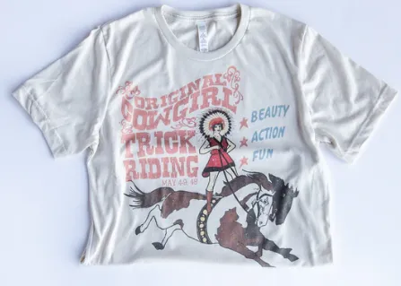 Original Cowgirl Clothing T-Shirts: Trick Rider