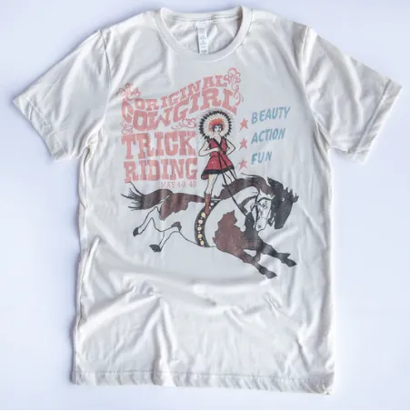 Original Cowgirl Clothing T-Shirts: Trick Rider