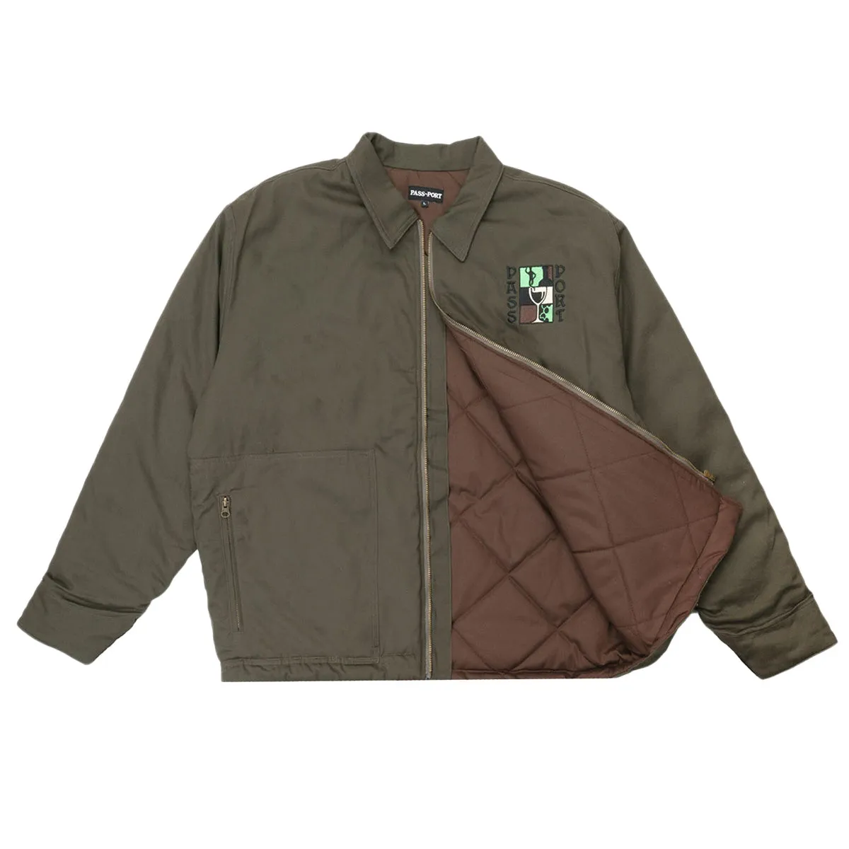 Pass~Port - Dine Em' Workers Jacket Olive