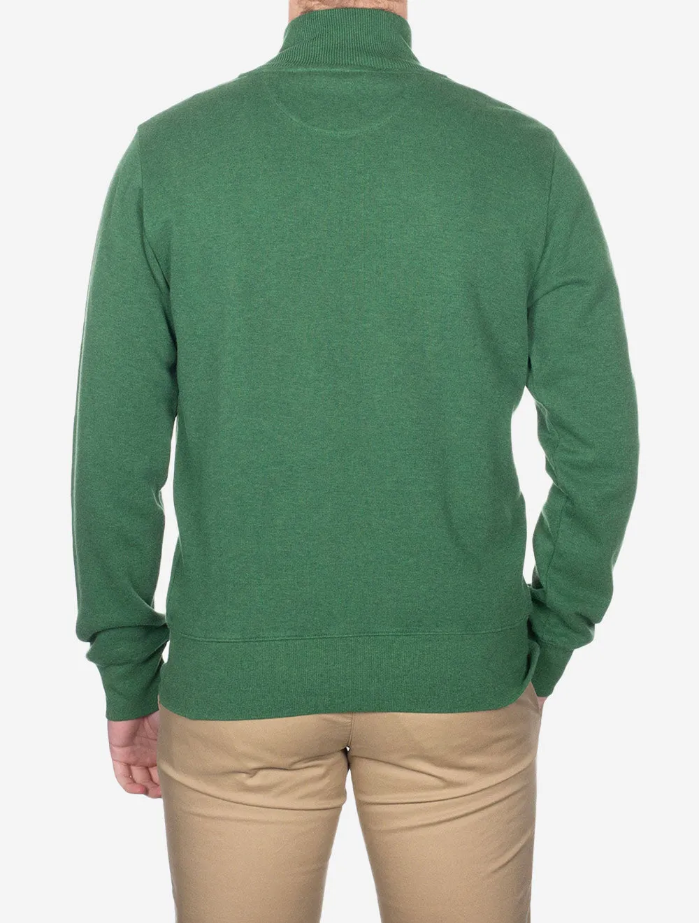 Sacker Half Zip Forest Green