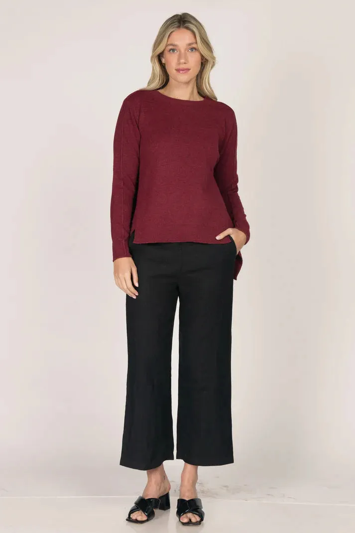 Sleek Seam Sweater