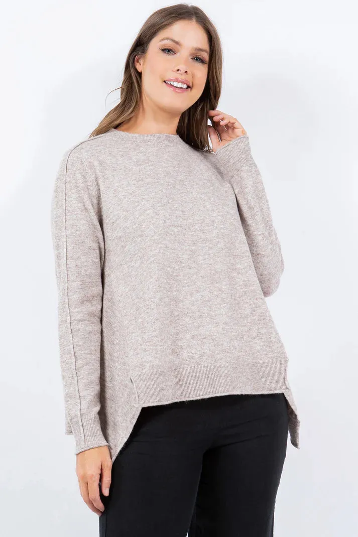 Sleek Seam Sweater