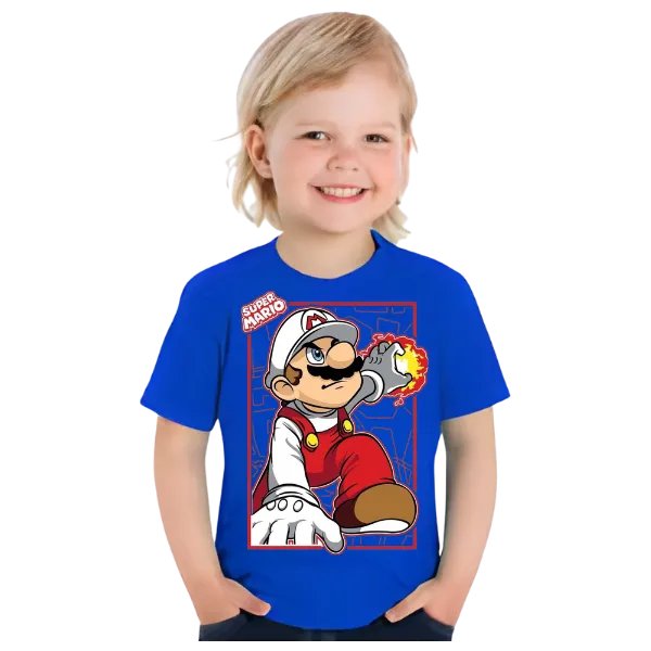 Super Mario T Shirt For Kids