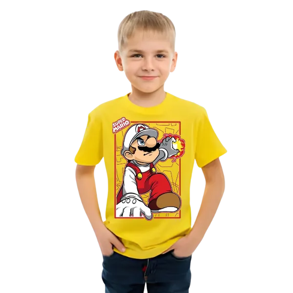 Super Mario T Shirt For Kids