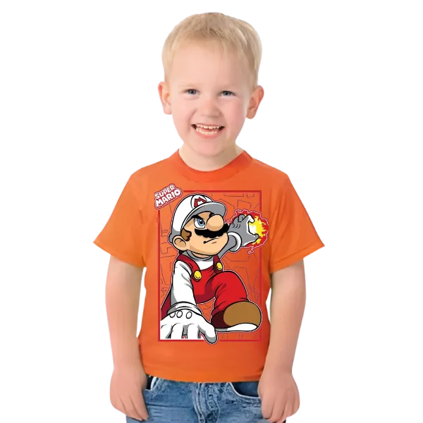 Super Mario T Shirt For Kids