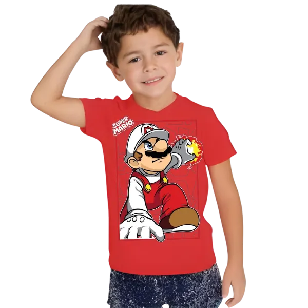 Super Mario T Shirt For Kids