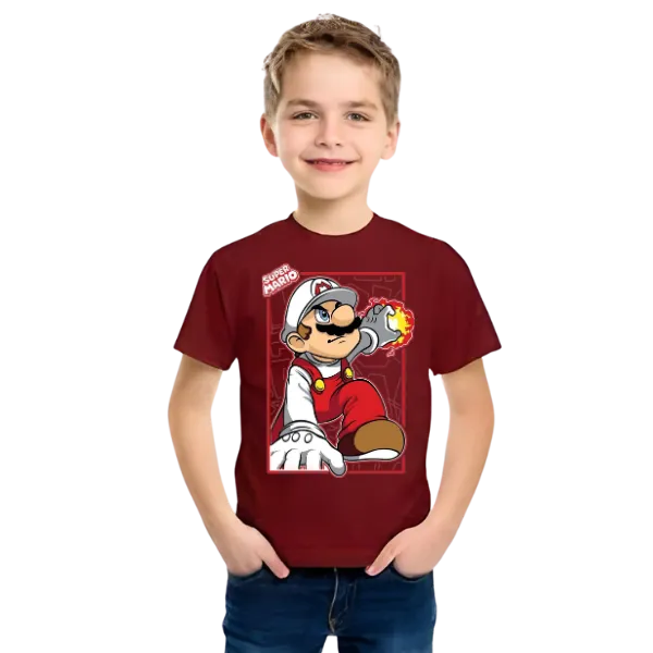 Super Mario T Shirt For Kids