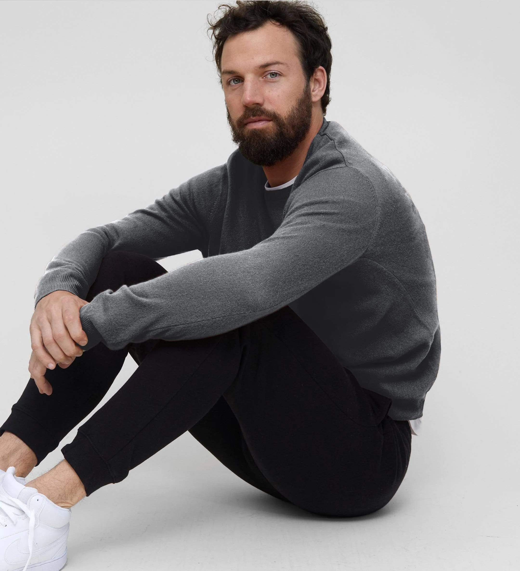 The Men’s Basic Crewneck Cashmere Sweater