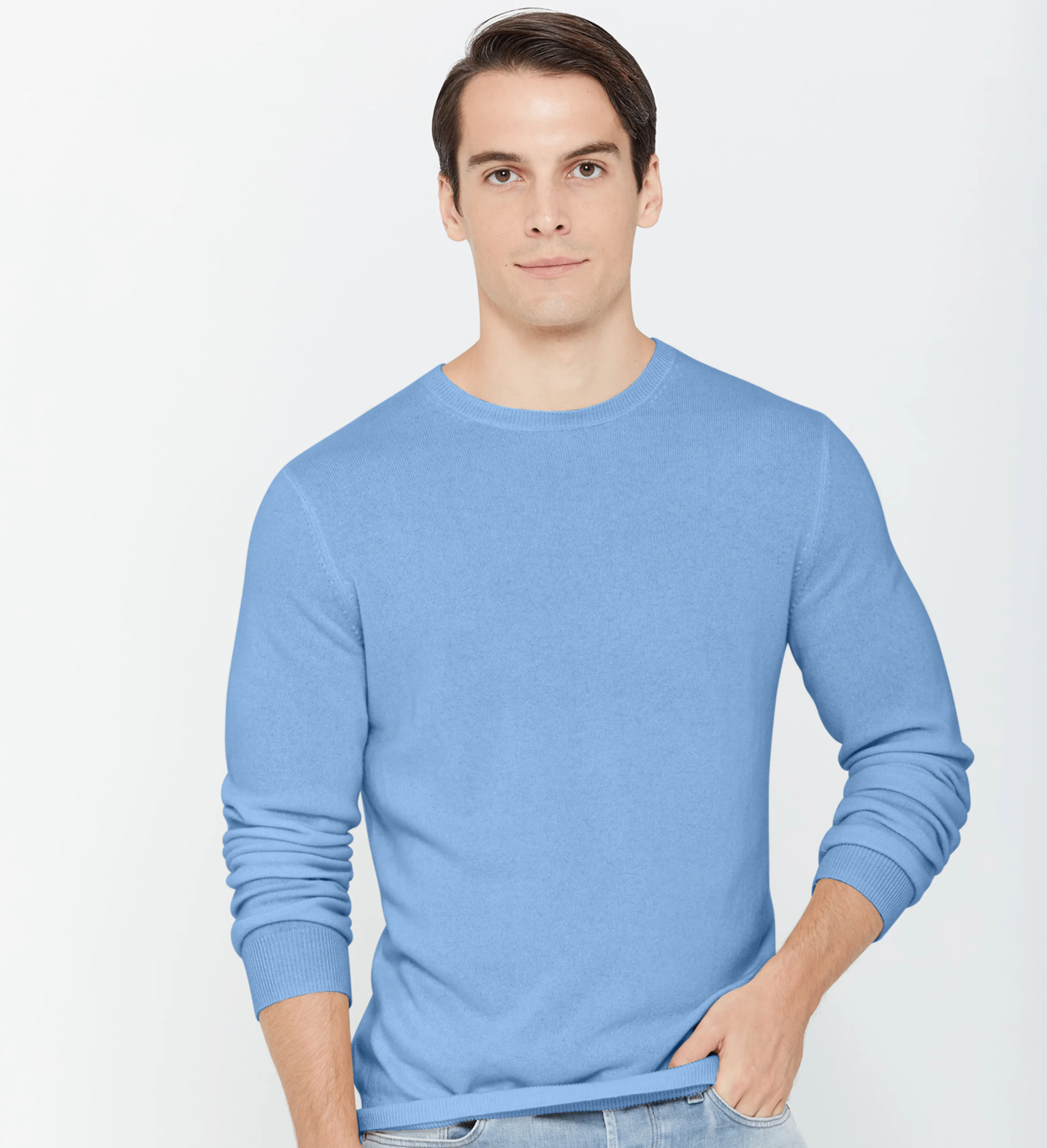 The Men’s Basic Crewneck Cashmere Sweater