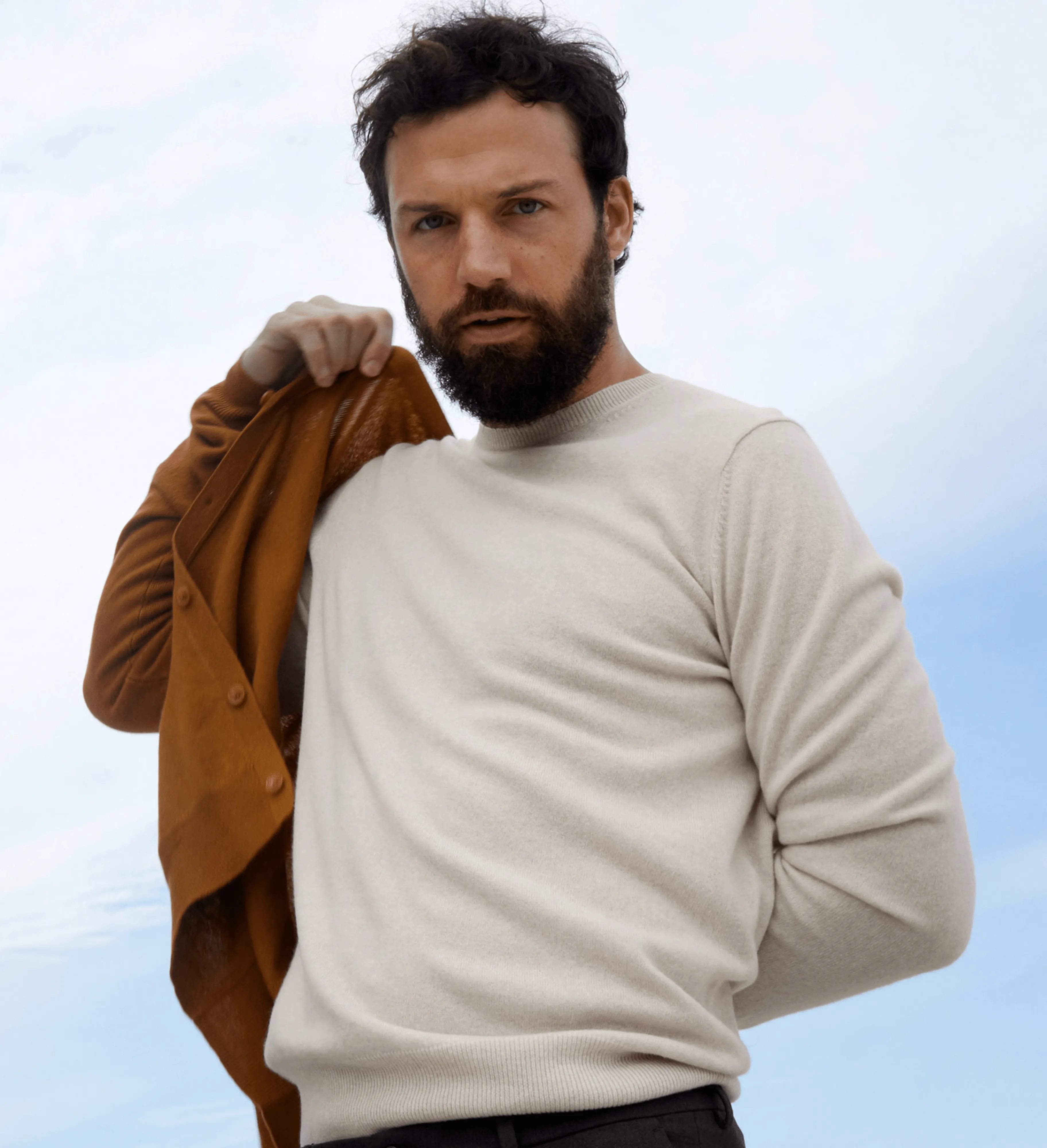 The Men’s Basic Crewneck Cashmere Sweater