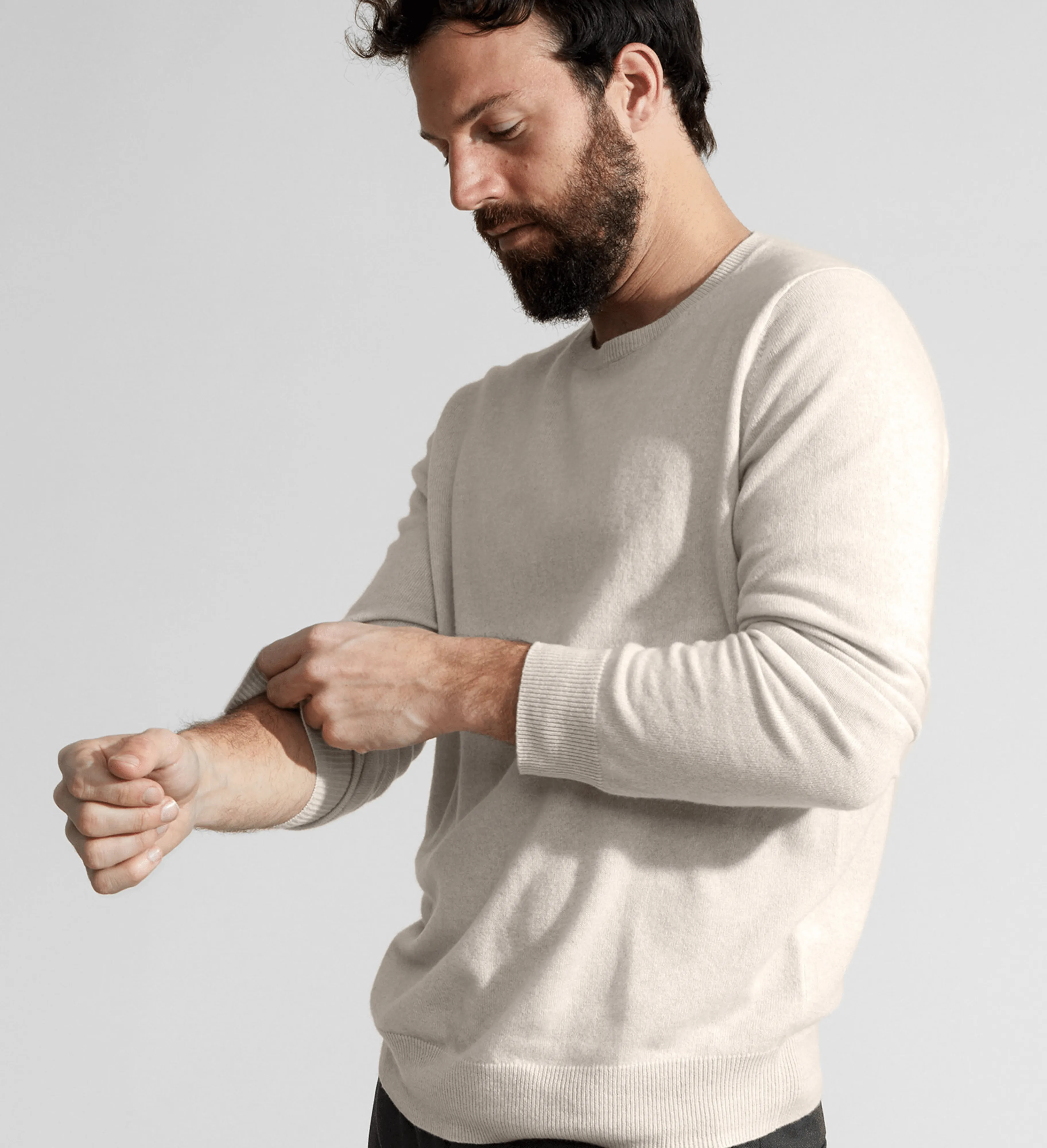 The Men’s Basic Crewneck Cashmere Sweater