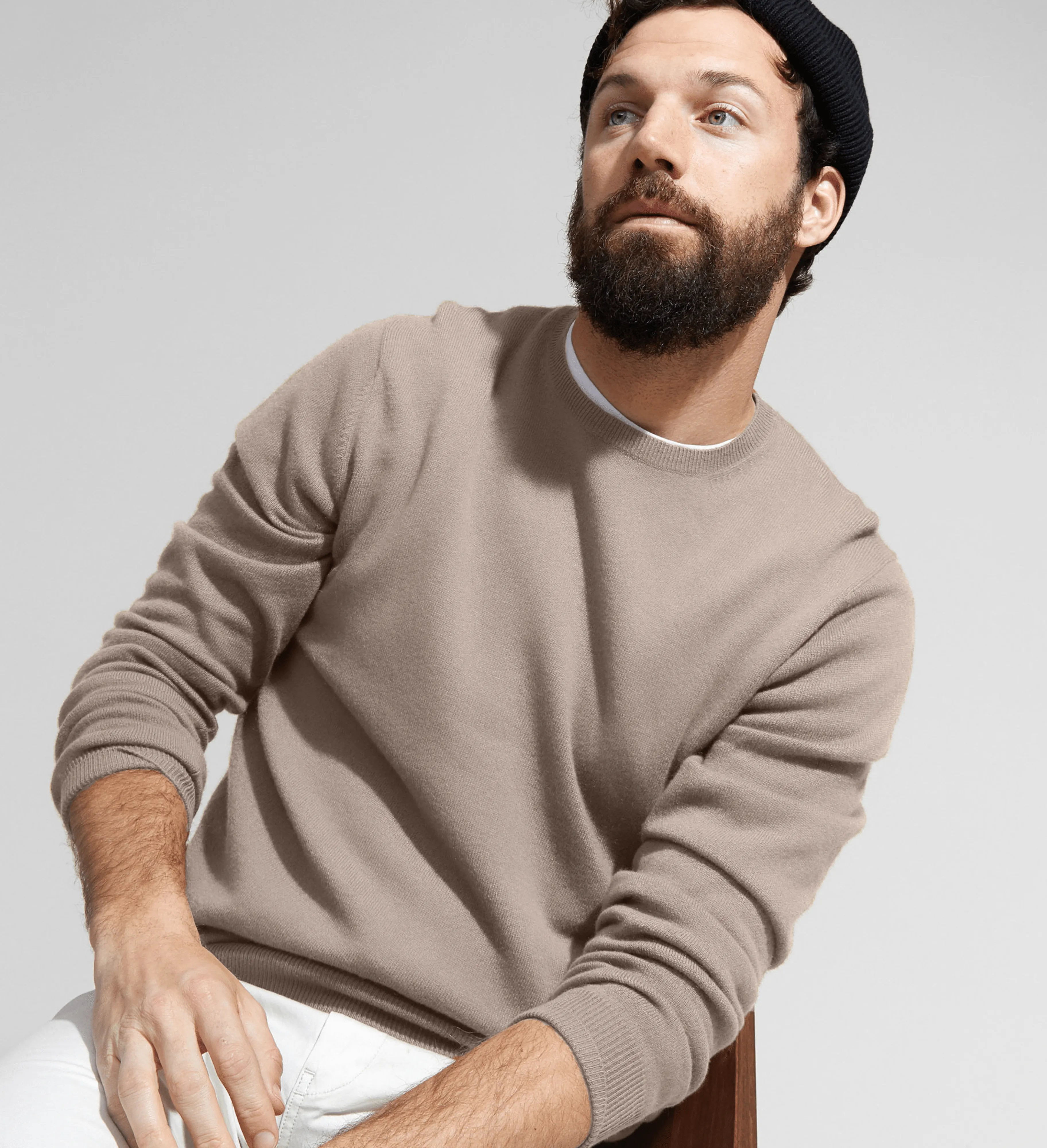 The Men’s Basic Crewneck Cashmere Sweater