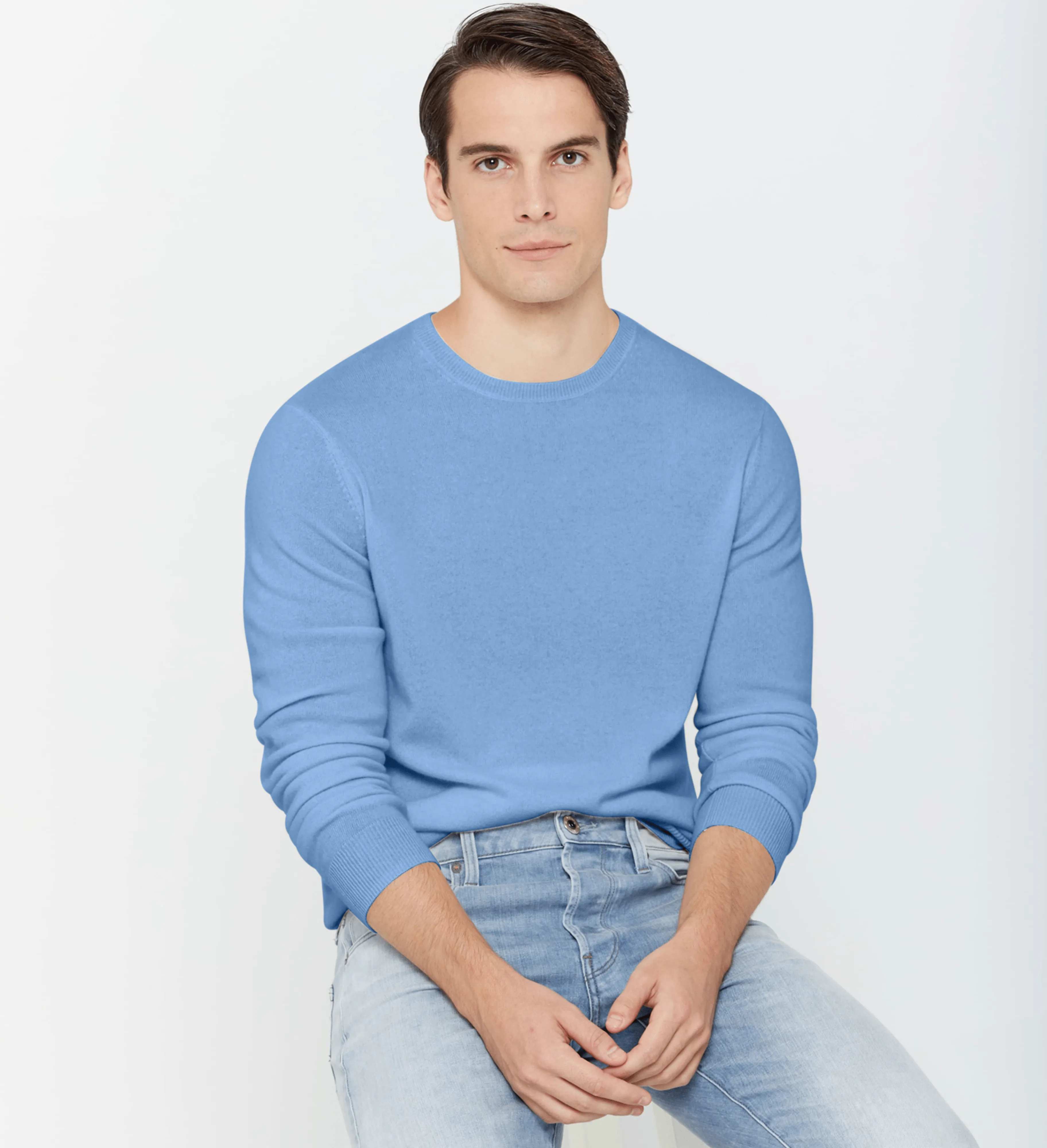 The Men’s Basic Crewneck Cashmere Sweater