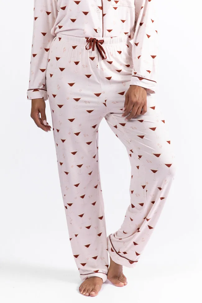 Under The Stars Espresso Martini Bamboo Pajama Pants FINAL SALE