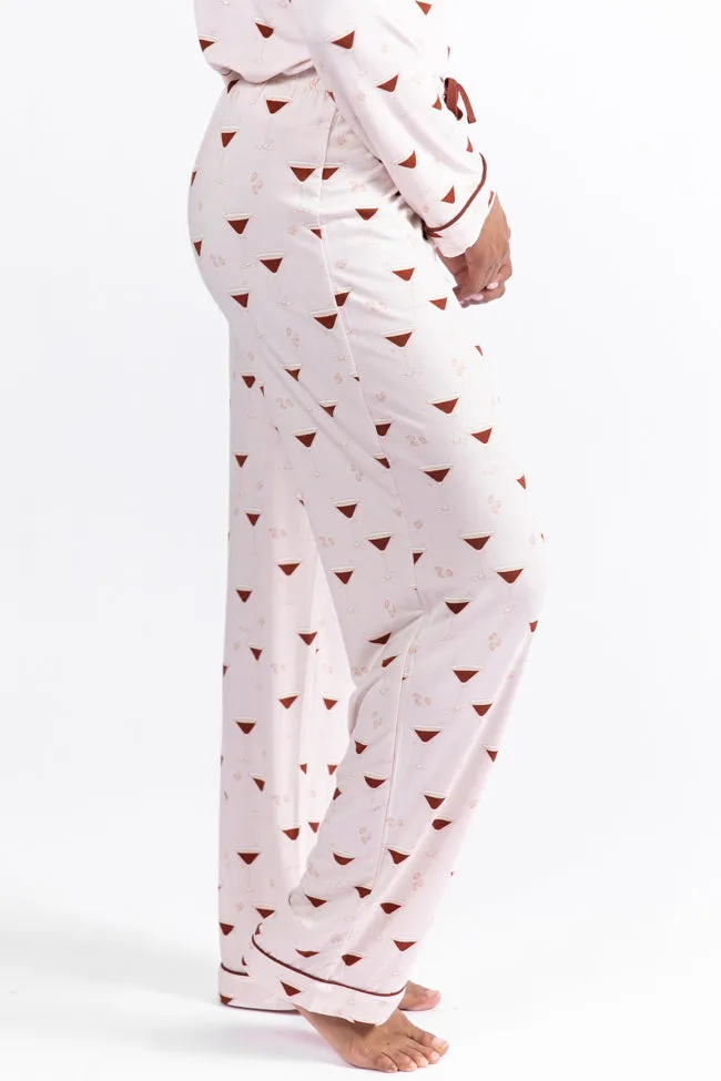 Under The Stars Espresso Martini Bamboo Pajama Pants FINAL SALE