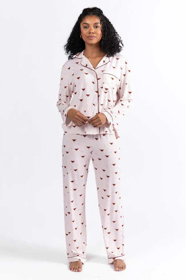 Under The Stars Espresso Martini Bamboo Pajama Pants FINAL SALE