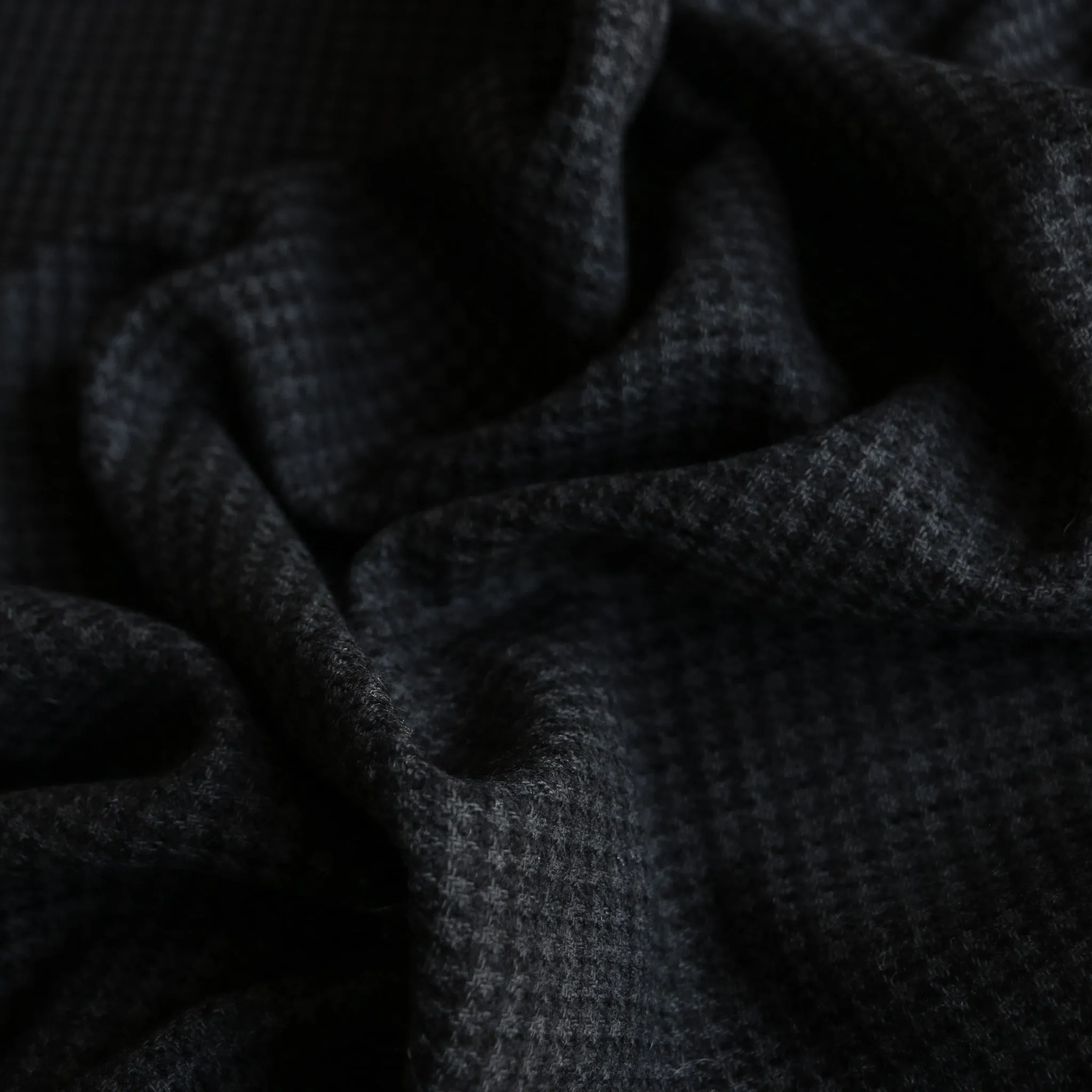 Vellutto Nero Check - Wool/Cotton