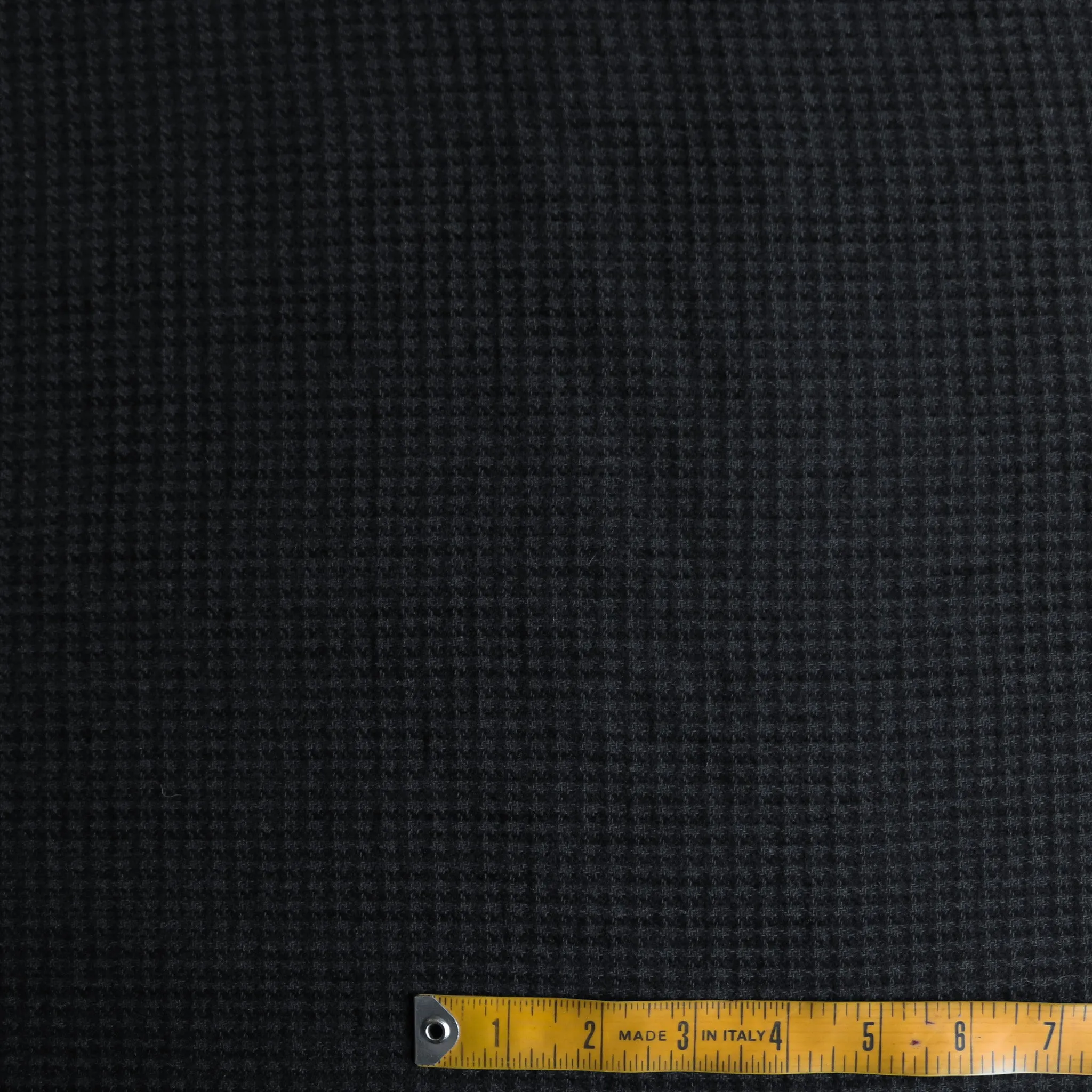 Vellutto Nero Check - Wool/Cotton