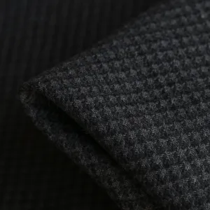 Vellutto Nero Check - Wool/Cotton