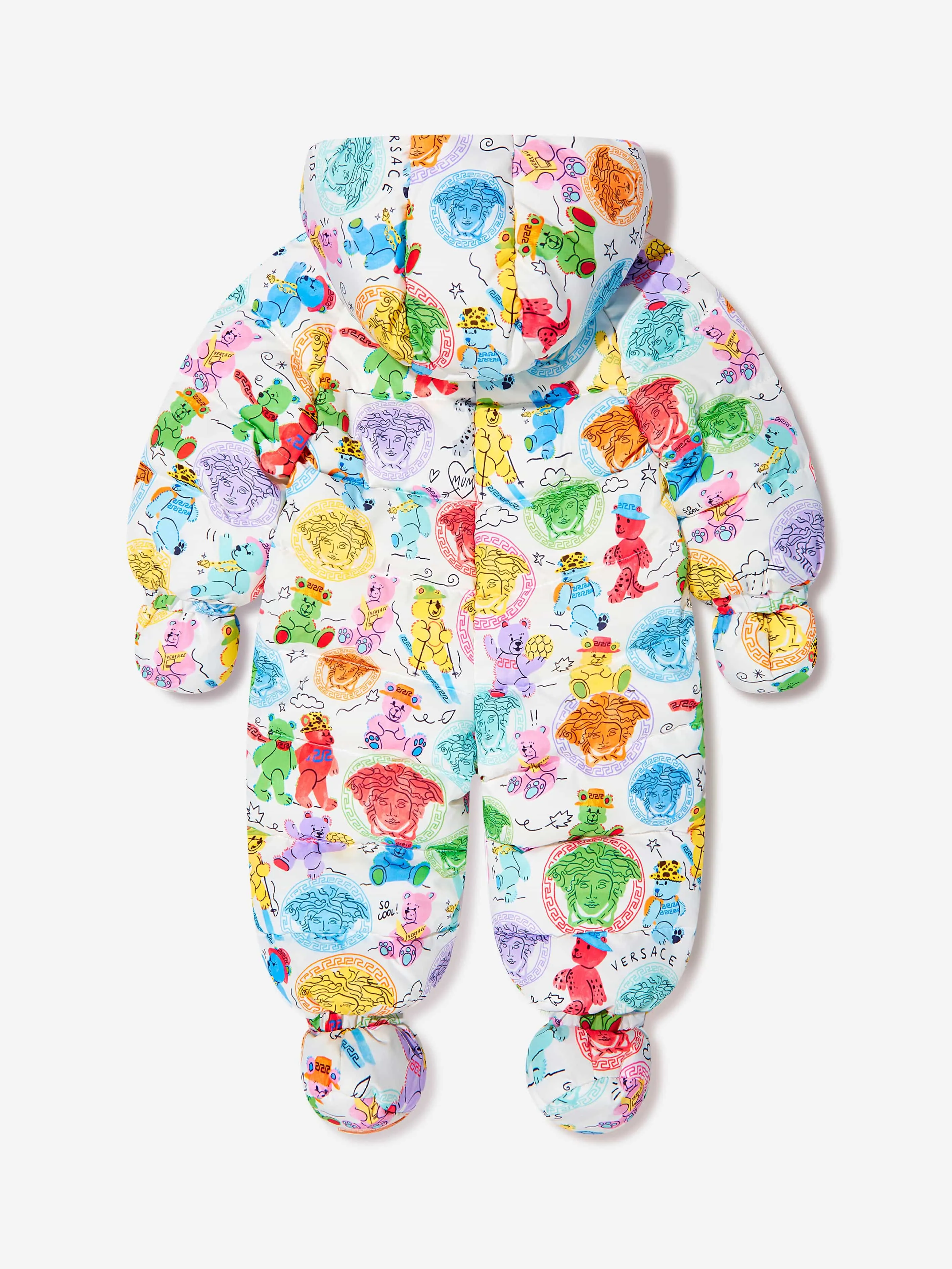 Versace Baby Girls Down Padded Snowsuit