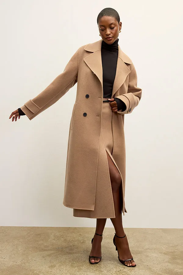 Viola Coat - Double-Face Wool :: Camel