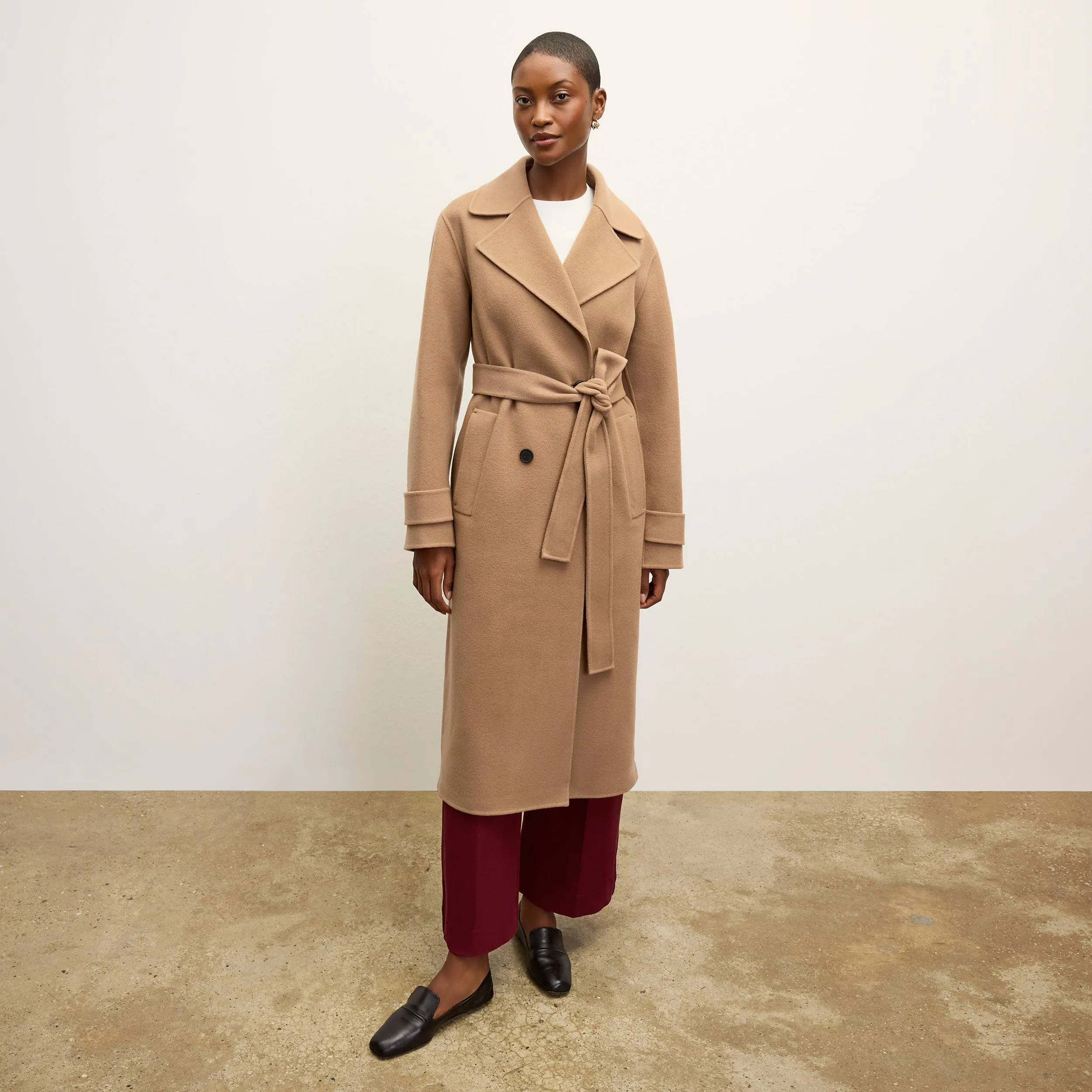 Viola Coat - Double-Face Wool :: Camel