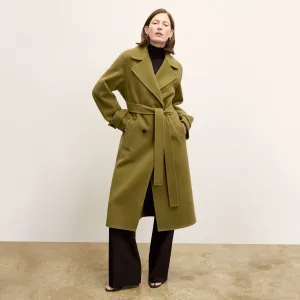 Viola Coat - Double-Face Wool :: Pistachio