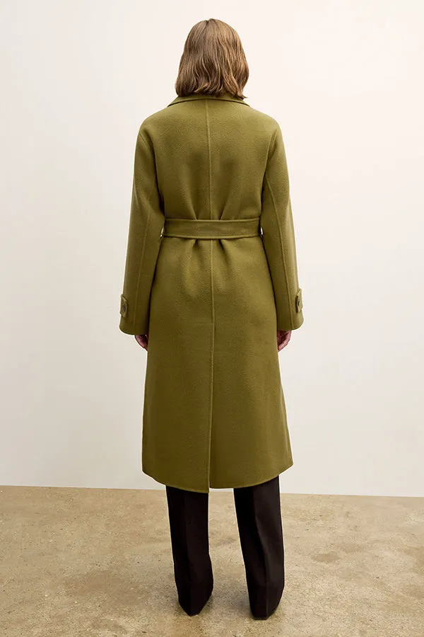 Viola Coat - Double-Face Wool :: Pistachio