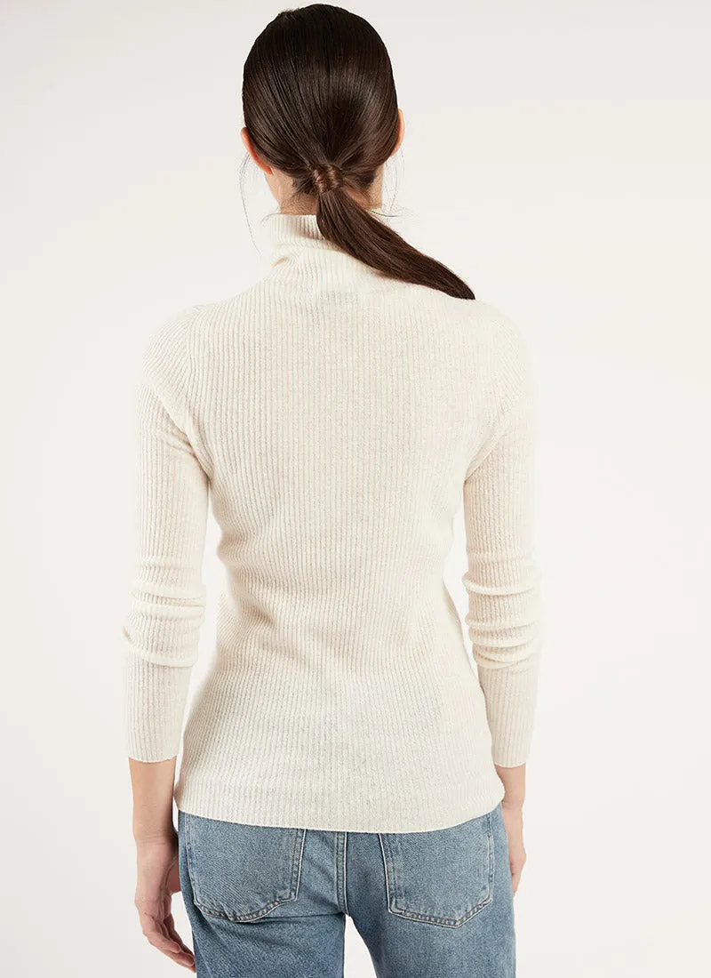 Wool and Cashmere Turtleneck Sweater