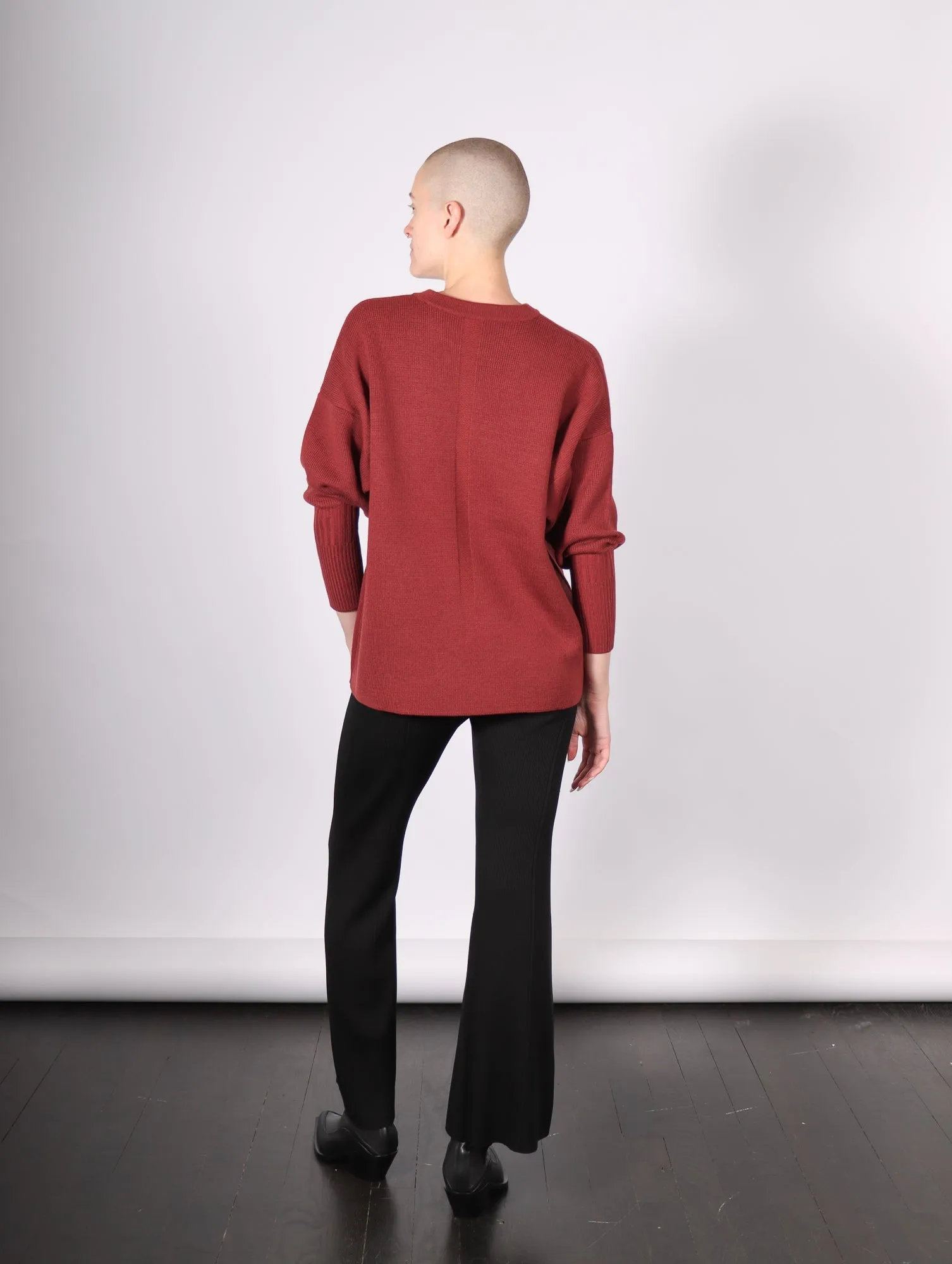 Wool Milan Pullover in Blush Red by CFCL